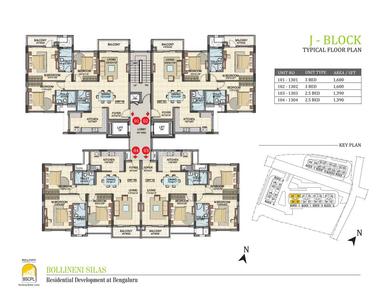 Project Image of 1084 Sq.ft 2 BHK Apartment / Flat for sale in K R Puram for Rs. 10800000