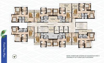 Project Image of 422.0 - 580.0 Sq.ft 1 BHK Apartment for buy in Balaji Kanha