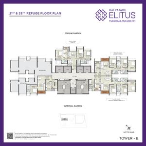 Project Image of 1013.0 - 1329.0 Sq.ft 3 BHK Apartment for buy in Kalpataru Elitus