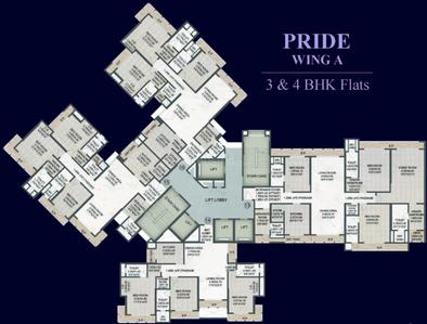 Project Image of 1126.0 - 1807.0 Sq.ft 3 BHK Apartment for buy in Rajesh Raj Tattva Wing A B And E