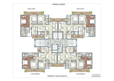 Project Image of 1713 Sq.ft 3 BHK Apartment / Flat for sale in Siddharth Vihar for Rs. 25500000