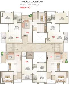 Project Image of 348.0 - 780.0 Sq.ft 1 RK Apartment for buy in Shree Gajanan Estate