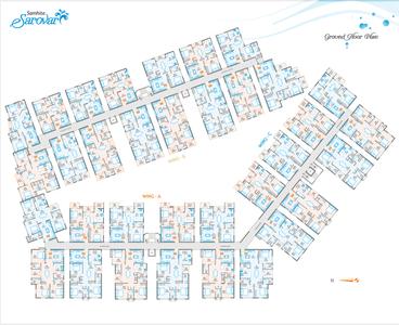 Project Image of 860.0 - 1740.0 Sq.ft 2 BHK Apartment for buy in Samhita Sarovar