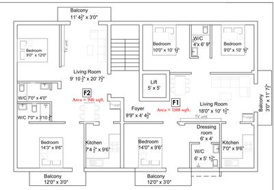 Project Image of 946.0 - 1108.0 Sq.ft 2 BHK Apartment for buy in Arul Homes Chaandinii