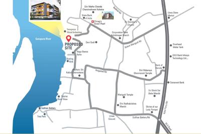 Chirag Panchajanya Residency Location Plan 1