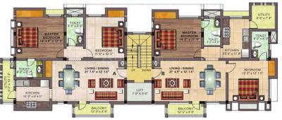 Project Image of 877.0 - 1344.0 Sq.ft 2 BHK Apartment for buy in Devinarayan Windmere
