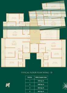 Project Image of 647.99 - 720.0 Sq.ft 2 BHK Apartment for buy in Avant Heritage V