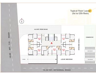 Project Image of 630.87 - 787.38 Sq.ft 2 BHK Apartment for buy in Tvamev Satvam Sky