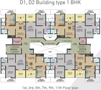 Project Image of 351.0 - 495.0 Sq.ft 1 BHK Apartment for buy in Namrata Ecocity 2