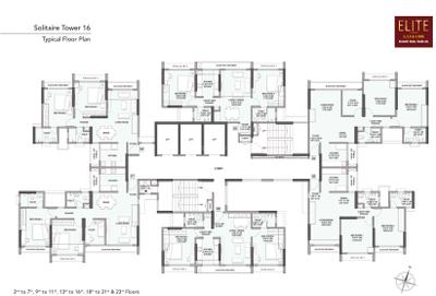 Project Image of 1000 Sq.ft 2 BHK Apartment / Flat for sale in Kolshet for Rs. 14500000