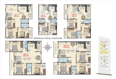 Project Image of 1245.0 - 1485.0 Sq.ft 2 BHK Apartment for buy in Sri Nandana Galaxy