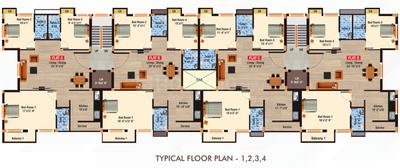 Project Image of 0.0 - 1476.0 Sq.ft 3 BHK Apartment for buy in Rajni Castle