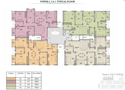 Project Image of 387.0 - 1214.0 Sq.ft 1 BHK Apartment for buy in Prestige Courtyards
