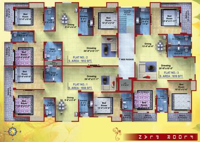 Project Image of 1558.0 - 1619.0 Sq.ft 3 BHK Apartment for buy in Mundeshwari Asopur Avenue