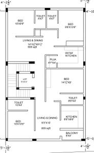 Project Image of 610.0 - 1003.0 Sq.ft 1 BHK Apartment for buy in Yazh Chithranjan Crest