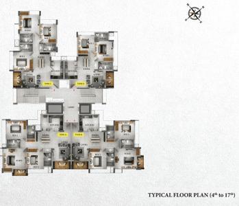 Project Image of 828.0 - 2423.0 Sq.ft 1 BHK Apartment for buy in Skyline Wings