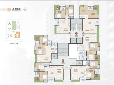Project Image of 1260.0 - 1739.0 Sq.ft 2 BHK Apartment for buy in Shree Krishna Sparsh