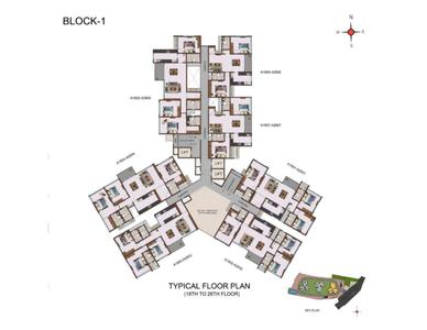 Project Image of 1307.0 - 2581.0 Sq.ft 2 BHK Apartment for buy in Casagrand Aquagrove