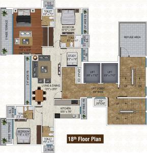 Project Image of 519.0 - 978.0 Sq.ft 2 BHK Apartment for buy in Star Siddhi Gloria