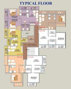 Project Image of 430.67 - 652.62 Sq.ft 1 BHK Apartment for buy in Kusum Appartment