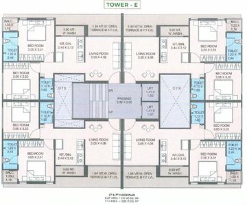 Project Image of 464.46 - 569.41 Sq.ft 1.5 BHK Apartment for buy in Arhan Anabiya Residency