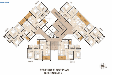 Project Image of 725.0 - 908.0 Sq.ft 2 BHK Apartment for buy in Shapoorji Pallonji Joyville Hadapsar Annexe