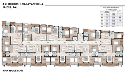 Project Image of 1274.0 - 1621.0 Sq.ft 3 BHK Apartment for buy in Aaradhya AG Heights II