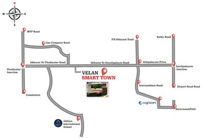 Project Image of 566.0 - 2275.0 Sq.ft Residential Plot Plot for buy in Best Velan Smart Town