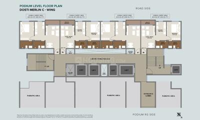 Project Image of 0.0 - 322.0 Sq.ft 1 BHK Apartment for buy in Dosti Nest