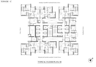 Project Image of 945 Sq.ft 2 BHK Apartment / Flat for sale in Thane West for Rs. 16900000