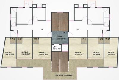 Project Image of 0.0 - 900.0 Sq.ft 2 BHK Apartment for buy in Ratnesh Elegance