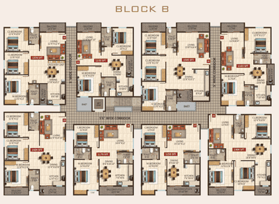 Project Image of 1469 Sq.ft 3 BHK Apartment / Flat for sale in HBR Layout for Rs. 16000000