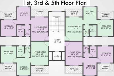 Project Image of 462.0 - 600.0 Sq.ft 1 BHK Apartment for buy in Shivtara Tara Mon Desire