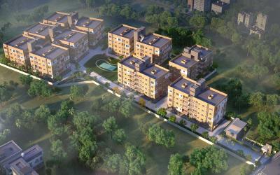 Project Image of 593.0 - 1153.0 Sq.ft 2 BHK Apartment for buy in Swanhousing Swan Green