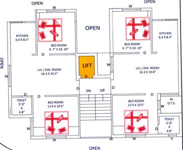 Project Image of 0.0 - 452.62 Sq.ft 2 BHK Apartment for buy in Vishakha Kalp