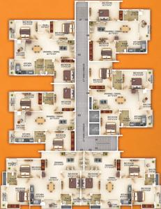 Project Image of 1030.0 - 1530.0 Sq.ft 2 BHK Apartment for buy in Eklavya Tower