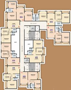 Project Image of 540.0 - 1025.0 Sq.ft 1 BHK Apartment for buy in Satya Pine View