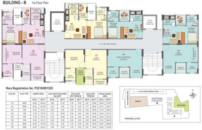 Project Image of 187.0 - 258.0 Sq.ft 1 RK Apartment for buy in Mantra Magic Phase 2 Wing B