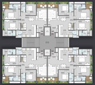 Project Image of 1365.94 - 2392.82 Sq.ft 3 BHK Apartment for buy in Rgate Ishaan Atulyam