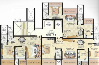 Project Image of 434.0 - 797.0 Sq.ft 1 BHK Apartment for buy in Midas Bhakti Meadows