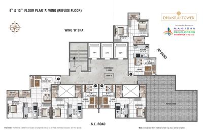 Project Image of 411.18 - 555.09 Sq.ft 1 BHK Apartment for buy in Manisha Dhanraj Tower