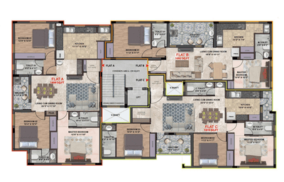 Project Image of 1055.0 - 1523.0 Sq.ft 2 BHK Apartment for buy in Kumar Sai Nivas