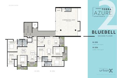 Project Image of 1170.0 - 1353.0 Sq.ft 2 BHK Apartment for buy in Urbanx Terra Azure