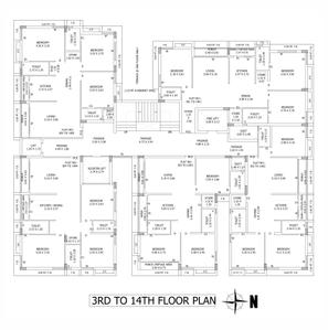 Project Image of 902.88 - 1038.07 Sq.ft 3 BHK Apartment for buy in R R Shyama Height
