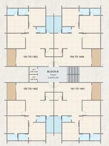 Project Image of 1030.0 - 1302.33 Sq.ft 3 BHK Apartment for buy in Tapas Fortune Empire