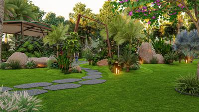 Eeshanyas Shadnagar Heights Landscape Garden and Tree Planting 3
