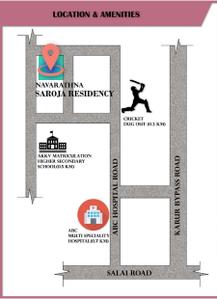 Project Image of 800.0 - 1428.0 Sq.ft 2 BHK Apartment for buy in Navarathna Saroja Residency