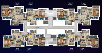 Project Image of 664.0 - 1115.0 Sq.ft 2 BHK Apartment for buy in Saheel Itrend Life Wing A B