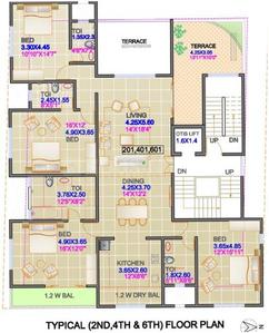 Project Image of 1700.0 - 2500.0 Sq.ft 3 BHK Apartment for buy in Varsha Cappela