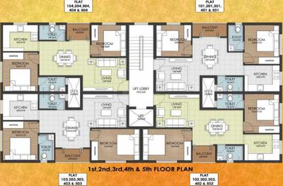 Project Image of 788.0 - 1275.0 Sq.ft 2 BHK Apartment for buy in KCS Golden Elephant